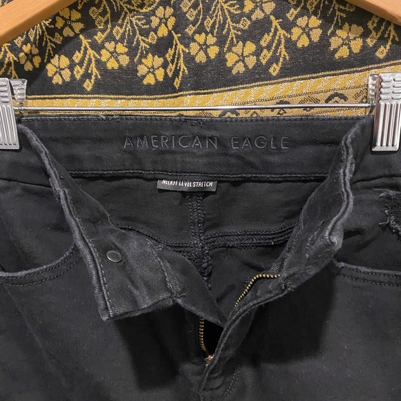 AMERICAN EAGLE Curvy Hi-Rise Jegging in Black - Womens 10 Short, NWOT - Picture 4 of 13
